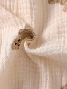 Vintaside Kids 2pcs Toddler Boys' Cute Plaid & Teddy Bear Print Pants Set Fall Winter - Multicolor - View 6