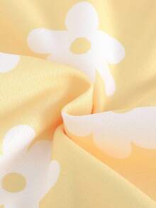 Cozy Pixies Baby Girl Colorful Floral Knit Soft Round Neck Drop Shoulder Sweatshirt,In Fall/Winter