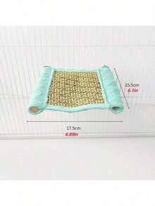 1pc Single/Double Layer Hanging Parrot Hammock Cooling Mat Perch Stand, Suitable For Bird Cages, Summer - Multicolor - View 20