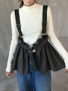 FRIFUL Ladies Fashion Flounce Camisole, Layered Loose Thin Jacket Women Summer Clothing Summer Clothes Women Summer Shirts Women Clothing Y2k Women Clothing Summer Outfits - Grey - View 4