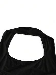 Y2Kool Pretty Bratty Artist 女士休闲紧身露背上衣，适合夏季，不是我，是你，假日，度假，海滩，外出，节日，伊比沙岛风格，适合外出的西部装，秋季派对上衣