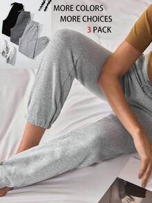 Louniche Damska bluza z kapturem z pluszu, ściągaczem w pasie i spodniami ze ściągaczami, kontrastowy kolor - Wielokolorowe - Zobacz 1