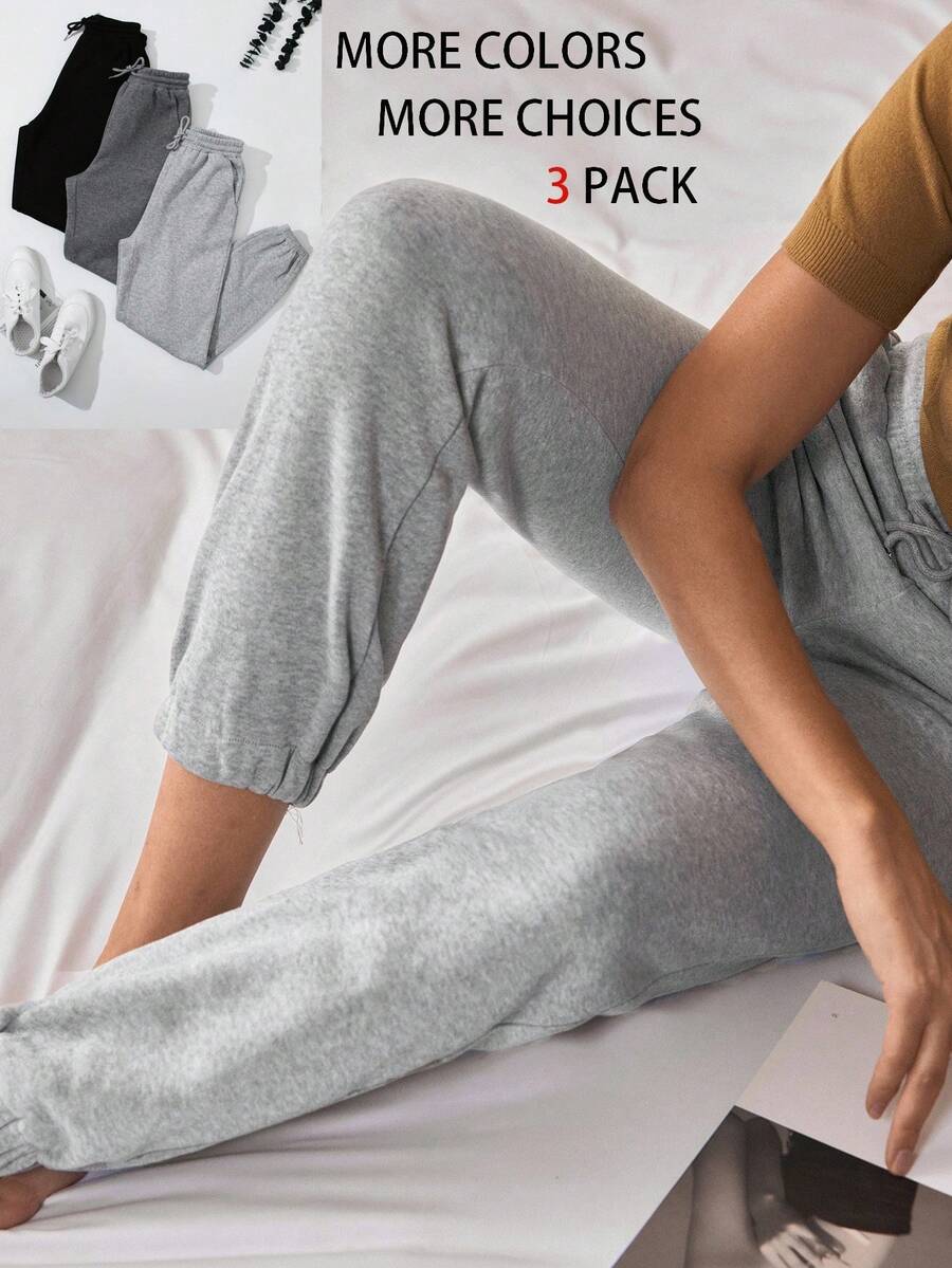 Louniche Damska bluza z kapturem z pluszu, ściągaczem w pasie i spodniami ze ściągaczami, kontrastowy kolor - Wielokolorowe - Zobacz 1