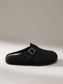Solecia 男士休闲搭扣乐福鞋 - 黑色 - 查看 1