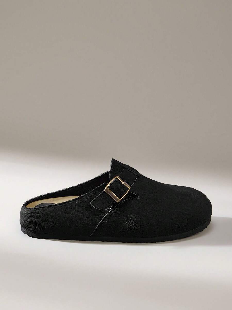 Solecia 男士休闲搭扣乐福鞋 - 黑色 - 查看 1