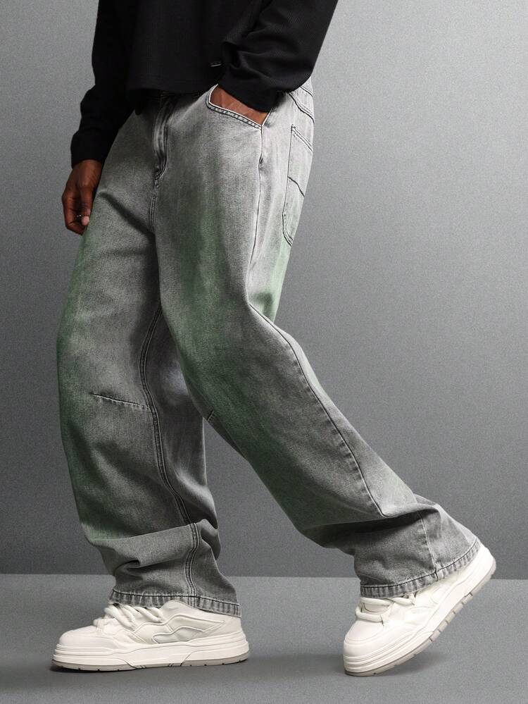 Wide Leg Extreme Skater Streetwear Denim Jeans