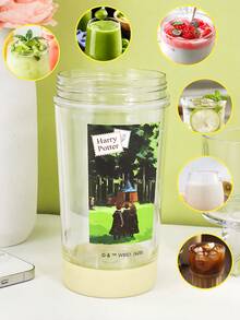 HARRY POTTER X SHEIN 1PC Straw Cup, Reusable Drinking Iced Coffee Cup, Wagon Cup, Adult And Children's Gifts - Multicolor - View 6