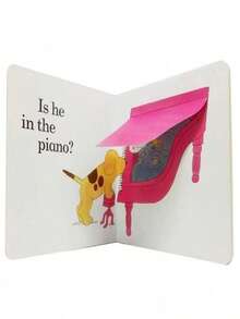 SHEIN 1本 16cm*16cm 纸板书 单页立体书 经典作品 睡前阅读 浅显易懂的插图 精美设计 亲子设计 生活日记 圆角《最亲爱的动物园》；1本 16cm*16cm 纸板书 防咬 经典作品 亲子活动 亲子设计 生活日记 圆角《小波在哪儿》 - 彩色 - 查看 6