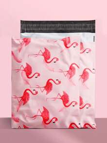 10 个防水加厚彩印快递运输袋，邮件运输包装袋，防水防污自粘运输袋，适用于包装和运输各种物品，如服装、书籍、日用品等学校用品，返校 - 10pcs-25.5*33+4cm - 查看 9