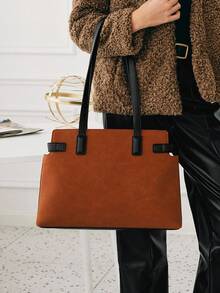 SHECARRY Women's Fashion Versatile Simple Casual Tote Bag