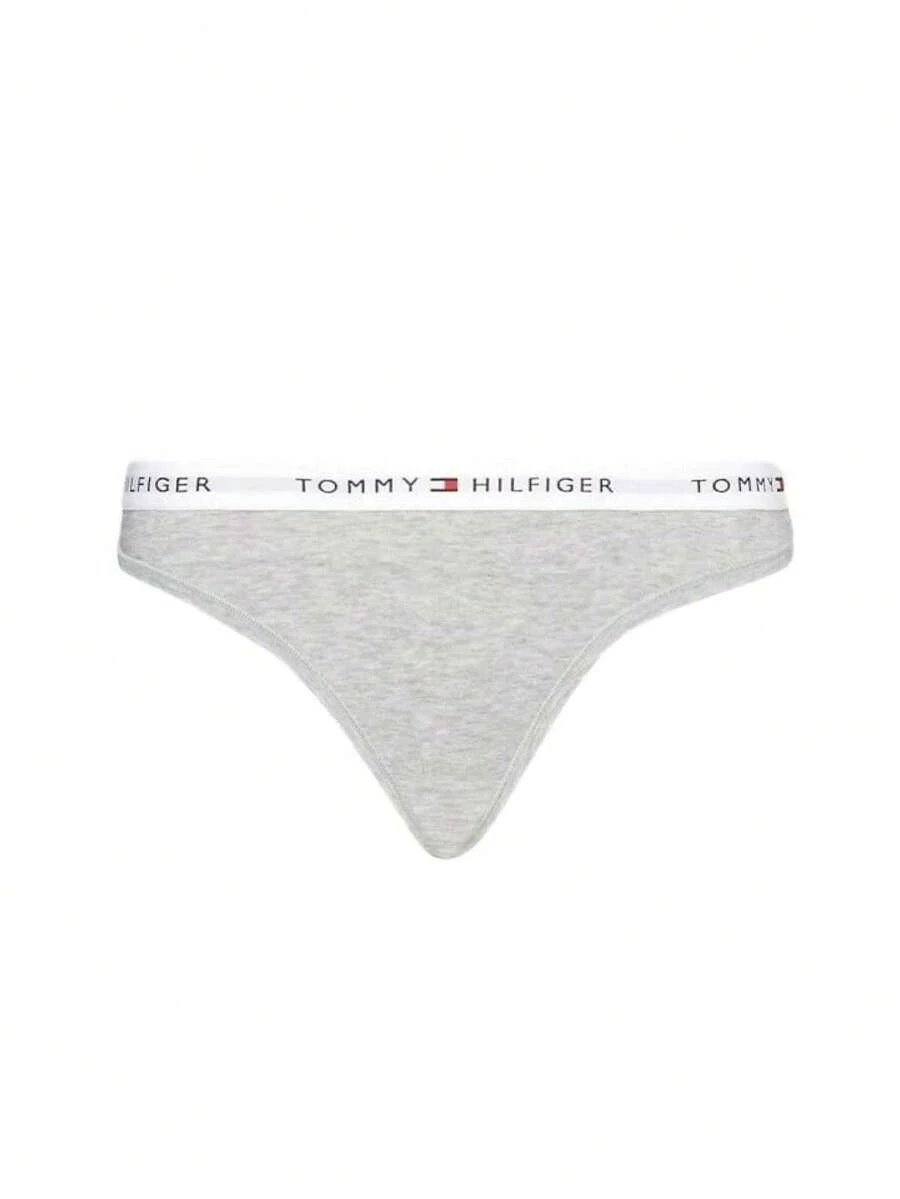 TOMMY HILFIGER UNDERWEAR Women's Sports Briefs Skin-Friendly Versatile Comfortable Office Weekend Training UW0UW03835-P61 - 淺灰色 - 查看 1