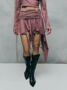 TypaGal Chiếc váy phù hợp này tạo nên vẻ ngoài thu hút cho phái nữ. Hoàn hảo khi kết hợp với áo trong set đồ thanh lịch dành cho phái nữ hoặc khi đi chơi. - Đỏ - Xem 5