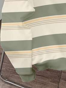 Manfinity Joysei Sweat-shirt-shirt décontracté à rayures pour hommes grande taille avec motif chat mignon, polyvalent, convient pour l'automne/l'hiver, excellent cadeau pour les amis, Top à manches longues - Multicolore - Voir 4