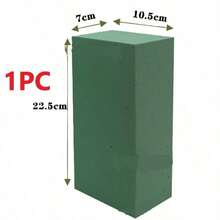 1/3/10 pièces Blocs de mousse florale, mousse de fleurs, mousse de fleurs verte humide et sèche, pour l'arrangement de fleurs fraîches ou artificielles, convient pour le mariage, l'anniversaire, la décoration de la maison et du jardin, les centres de table, les nécessités quotidiennes, les vases, les cadeaux de fleurs artificielles, la remise des diplômes, la décoration de jardin, les plantes d'extérieur, le jardinage, les fleurs artificielles