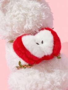 POKOJA LAND 1 件可爱水果背包毛绒西高地犬玩具白色毛绒动物抱枕生日礼物适合女孩儿童青少年房间装饰 - 彩色 - 查看 7