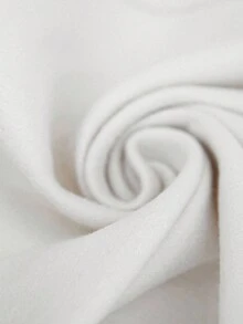 SHEIN Unity Chaqueta regular de manga larga y holgada de unicolor para mujer - Blanco - Ver 7