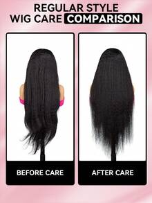 Tóc giả nửa đầu Wear Go kiểu tóc xoăn thẳng, vừa vặn linh hoạt, 3 trong 1, có dây rút, đường chân tóc tự nhiên, không đường may, thân thiện với người mới bắt đầu, không cần keo dán, tóc giả làm từ tóc thật, đường chân tóc đã được tỉa sẵn, mật độ 180%, chiều dài 14-16 inch (kiểu tóc bob), 18-26 inch (kiểu tóc thường), màu tự nhiên. - SNatural - Xem 14