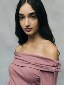 TypaGal 浪漫的上衣，优雅的垂坠感，非常适合女性秋季服装或优雅的晚间场合。 - 紅色 - 查看 5