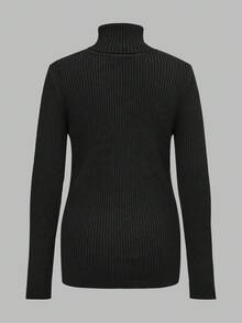 SHEIN Autumn And Winter Maternity Casual Versatile Turtleneck Sweater, Autumn/Winter