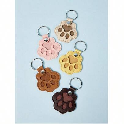 Zazumi 宠物掉毛收纳钥匙扣，猫狗毛发收纳袋，皮革宠物毛发收纳包