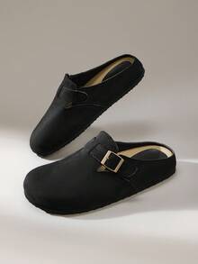 Solecia 男士休闲搭扣乐福鞋 - 黑色 - 查看 6