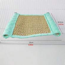 1pc Single/Double Layer Hanging Parrot Hammock Cooling Mat Perch Stand, Suitable For Bird Cages, Summer - Multicolor - View 17