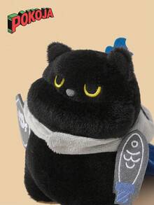 POKOJA LAND 新款骑士猫毛绒玩偶娃娃，可爱伴侣毛绒动物，生日礼物 - 彩色 - 查看 4