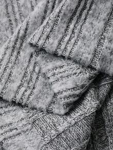 DAZY Kids Fall Clothes Young Boys Basic Turtleneck Long Sleeve T-Shirt, Casual Loose Fit Ribbed Texture, Japanese/Nature Style, Autumn - Grey - View 9