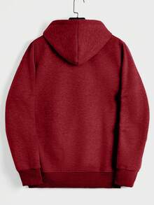 Felpa con cappuccio e chiusura lampo in cotone da uomo senza maglietta