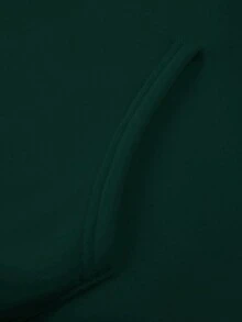 Manfinity Homme 男士宽松版型标语印花口袋抽绳二合一连帽衫，街头风，秋季款，长袖上衣 - 彩色 - 查看 3