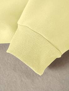 INAWLY Plus Size Women's Solid Color Round Neck Long Sleeve Casual Loose Sweatshirt, Autumn/Winter