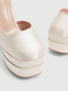 Cuccoo CUCCOO LuxiPop Tacones altos de plataforma de cuero patentado brillante para mujer, stilettos elegantes para Halloween, Navidad, Año Nuevo, citas, otoño y ropa de fiesta sexy