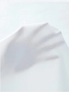 Manfinity Homme 男士字母印花撞色圆领短袖休闲T恤 - 白色 - 查看 5