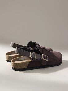 Solecia Giày lười đế dày cho nữ, mũi kín, thường ngày mùa xuân/thu - Cà phê nâu - Xem 4