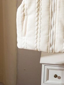 Young Girl' Winter New Simple Versatile Thick Vest, Reversible Quilted Hooded Zip-Up Sleeveless Padded Coat Fall - White - View 8