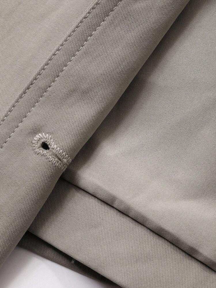 Women's Autumn Turndown Collar Long Sleeve Loose Trench Coat Oversized Jacket