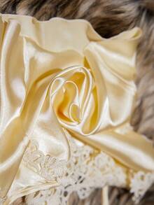 SilkySpell Lace Trim V-Neck Backless Faux Silk Women Camisole & Shorts Pajama Set Lace Pajama Set Babydoll Pajama Set Satin Sleepwear Set Satin Pj Set Lingerie Sleep Set