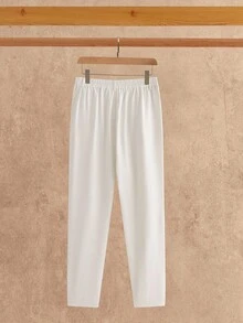 Manfinity VCAY Set de 2 piezas Camisa casual con bolsillo en el pecho y pantalón largo para hombre, ropa de otoño, conjunto cómodo - Multicolor - Ver 7