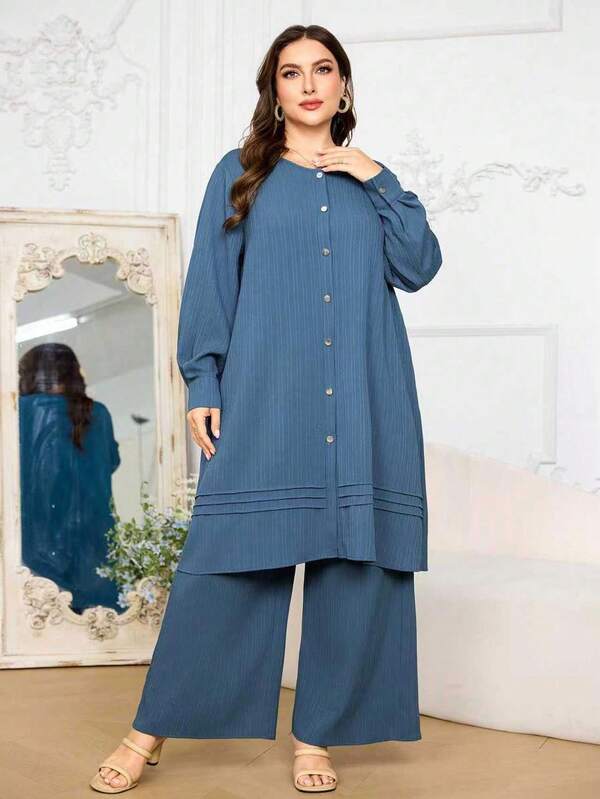 Al Najma Plus Size Women's Loose Casual Arabic Style Outfit Fall Cloth For Women
