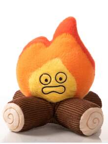 Adorable Shape Of Small Fire And Flame Expression Modeling Plush Toy Equipped With Sable Fur Material Super Soft Short Plush Material Handmade Doll Fiber Filled Animal Crochet Doll The Perfect Gift For Parents - Multicolor - View 12