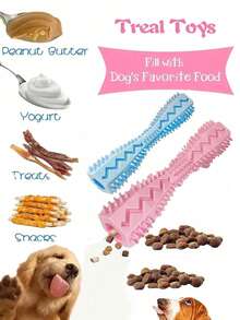 1pc Pet Chew Stick, Pet Toy - Hexagonal Dog Toys, Cat And Dog Teeth Grinding Sticks, Antichew, Boredom Relief, Food Dispensing, Dental Care Chew