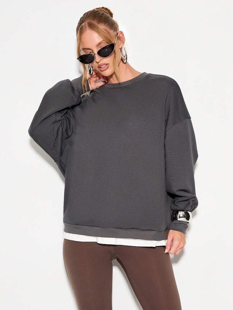 KIZN Oversized Crew Neck Sweatshirt
