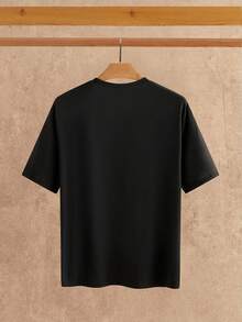 Manfinity NXTstreet Men's Halloween Element Rhinestone Embellished Drop Shoulder T-Shirt - Black - View 2