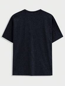 EURMUSE 3pcs Men's Plaid Pocket T-Shirt, Shorts And Pants Pajama Set