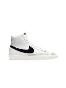 Nike Blazer Mid '77 - 拼色高帮休闲运动鞋 - 白色 - 查看 1