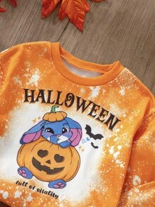 2pcs/Set Young Girl Cute Cartoon Princess Sweatshirt & Sweatpants, Fashionable Sports Style Suitable For School And Sports, For Halloween Party