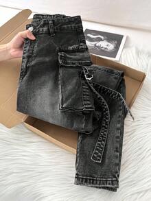 Comfortcana Sexy Skinny Stretch Denim Jeans, Blue - Black - View 5