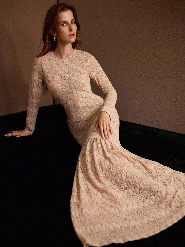 SLIM FIT GATHERED DRESS, AUTUMN/WINTER