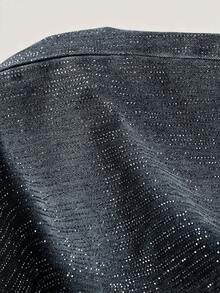 Easelle Washed Distressed Denim Shorts Summer - Dark Wash - View 3