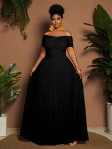 Maweii Vestido ajustado con cuello en V y línea A, con detalle de volantes, color albaricoque, elegante y minimalista, adecuado para brunch, cumpleaños, vacaciones de primavera/verano/otoño o citas - Negro - Ver 4